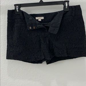 Loft black shorts